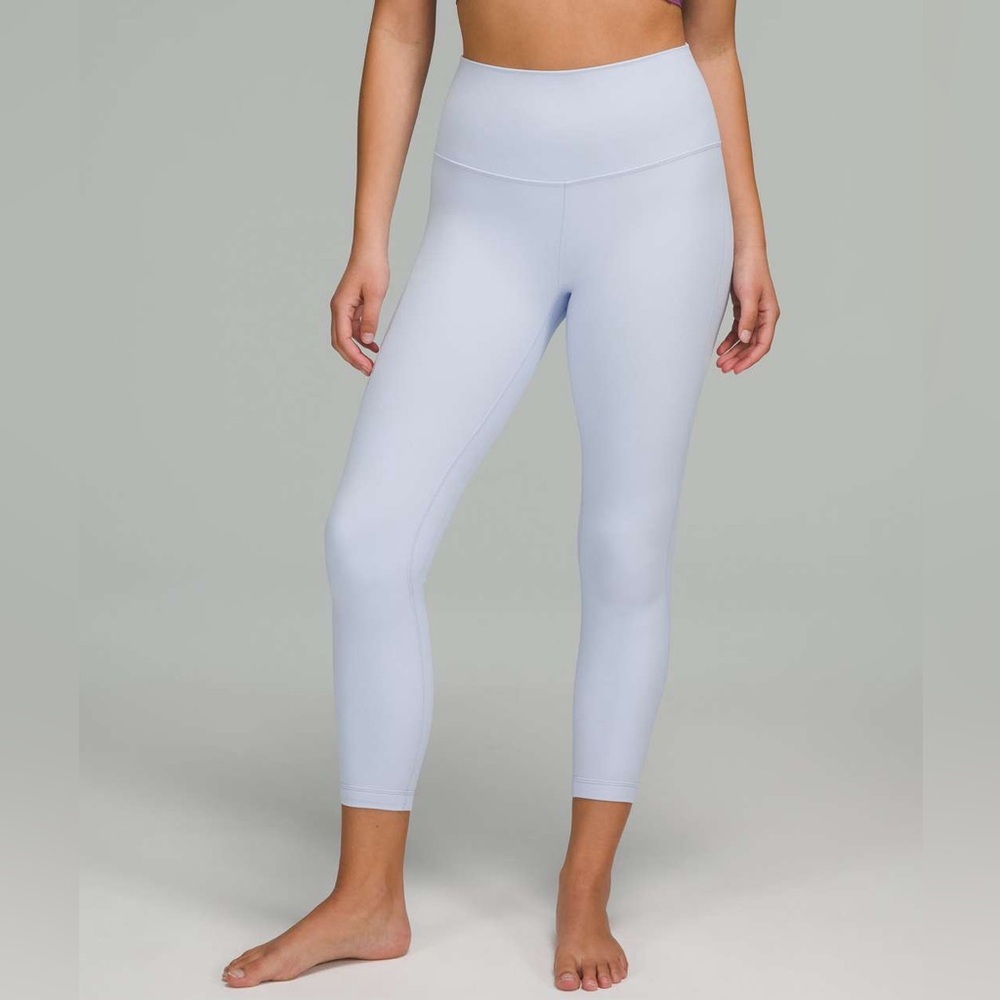 Lululemon Align High-Rise Pant 25" in Pastel Blue 2